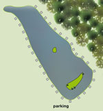 Plan of Wyche Angler's memorial pool at Dorrington - click to enlarge
